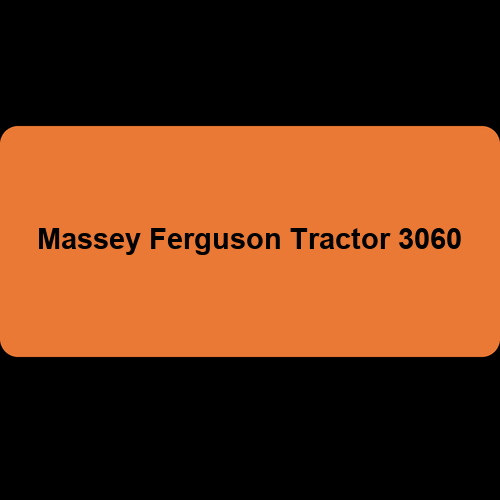 Massey Ferguson Tractor 3060